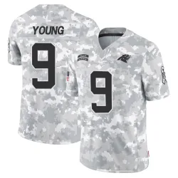 Bryce Young Carolina Panthers Limited Men's 2024 Salute to Service Jersey (Arctic Camo)