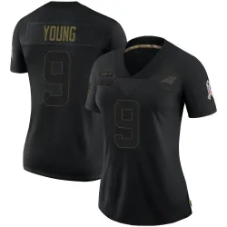Bryce Young Carolina Panthers Limited Women's 2020 Salute To Service Jersey (Black)