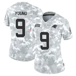 Bryce Young Carolina Panthers Limited Women's 2024 Salute to Service Jersey (Arctic Camo)