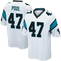 Bumper Pool Carolina Panthers Game Men's Jersey (White)