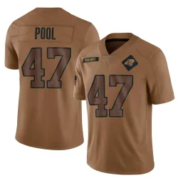 Bumper Pool Carolina Panthers Limited Men's 2023 Salute To Service Jersey (Brown)
