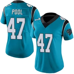 Bumper Pool Carolina Panthers Limited Women's Alternate Vapor Untouchable Jersey (Blue)