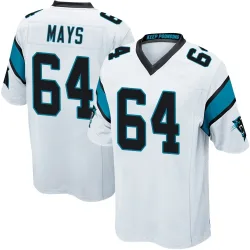 Cade Mays Carolina Panthers Game Men's Jersey (White)