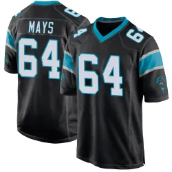 Cade Mays Carolina Panthers Game Men's Team Color Jersey (Black)