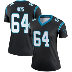 Cade Mays Carolina Panthers Legend Women's Jersey (Black)