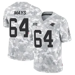 Cade Mays Carolina Panthers Limited Men's 2024 Salute to Service Jersey (Arctic Camo)