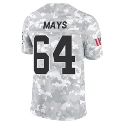 Cade Mays Carolina Panthers Limited Men's 2024 Salute to Service Jersey (Arctic Camo)