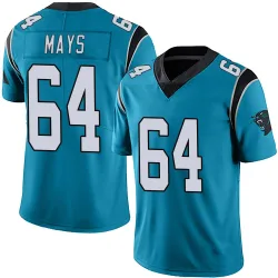 Cade Mays Carolina Panthers Limited Men's Alternate Vapor Untouchable Jersey (Blue)