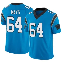 Cade Mays Carolina Panthers Limited Men's Vapor F.U.S.E. Jersey (Blue)