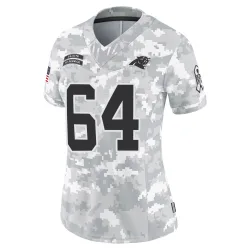 Cade Mays Carolina Panthers Limited Women's 2024 Salute to Service Jersey (Arctic Camo)