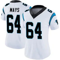Cade Mays Carolina Panthers Limited Women's Vapor Untouchable Jersey (White)
