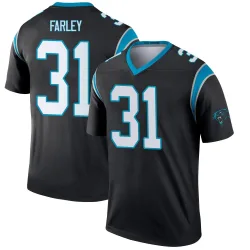 Caleb Farley Carolina Panthers Legend Youth Jersey (Black)