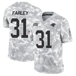 Caleb Farley Carolina Panthers Limited Men's 2024 Salute to Service Jersey (Arctic Camo)