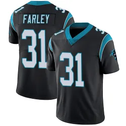 Caleb Farley Carolina Panthers Limited Men's Team Color Vapor Untouchable Jersey (Black)