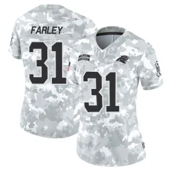 Caleb Farley Carolina Panthers Limited Women's 2024 Salute to Service Jersey (Arctic Camo)