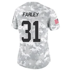 Caleb Farley Carolina Panthers Limited Women's 2024 Salute to Service Jersey (Arctic Camo)