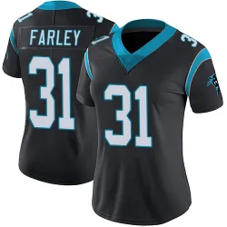 Caleb Farley Carolina Panthers Limited Women's Team Color Vapor Untouchable Jersey (Black)