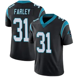 Caleb Farley Carolina Panthers Limited Youth Team Color Vapor Untouchable Jersey (Black)