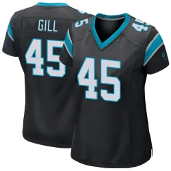 Cam Gill Carolina Panthers Game Women's Team Color Jersey (Black)