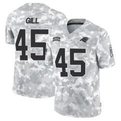 Cam Gill Carolina Panthers Limited Youth 2024 Salute to Service Jersey (Arctic Camo)