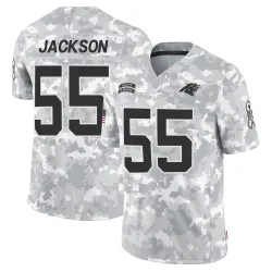 Cam Jackson Carolina Panthers Limited Men's 2024 Salute to Service Jersey (Arctic Camo)