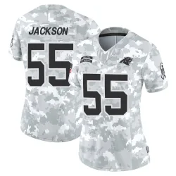 Cam Jackson Carolina Panthers Limited Women's 2024 Salute to Service Jersey (Arctic Camo)