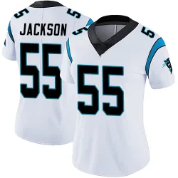 Cam Jackson Carolina Panthers Limited Women's Vapor Untouchable Jersey (White)