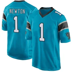 Cam Newton Carolina Panthers Game Men's Alternate Jersey (Blue)