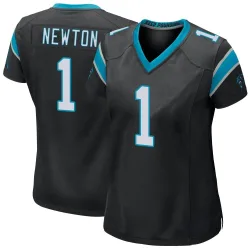 Cam Newton Carolina Panthers Game Women's Team Color Jersey (Black)