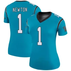 Cam Newton Carolina Panthers Legend Women's Color Rush Jersey (Blue)