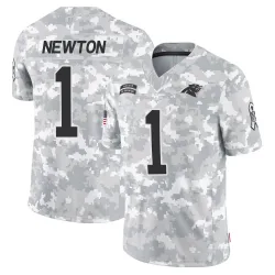 Cam Newton Carolina Panthers Limited Men's 2024 Salute to Service Jersey (Arctic Camo)