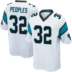Camerun Peoples Carolina Panthers Game Men's Jersey (White)