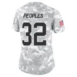 Camerun Peoples Carolina Panthers Limited Women's 2024 Salute to Service Jersey (Arctic Camo)