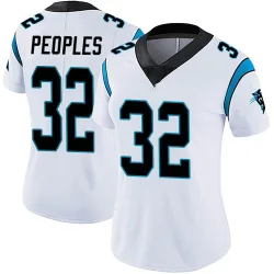 Camerun Peoples Carolina Panthers Limited Women's Vapor Untouchable Jersey (White)