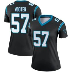 Chandler Wooten Carolina Panthers Legend Women's Jersey (Black)