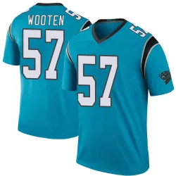 Chandler Wooten Carolina Panthers Legend Youth Color Rush Jersey (Blue)