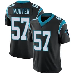 Chandler Wooten Carolina Panthers Limited Men's Team Color Vapor Untouchable Jersey (Black)