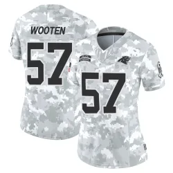 Chandler Wooten Carolina Panthers Limited Women's 2024 Salute to Service Jersey (Arctic Camo)