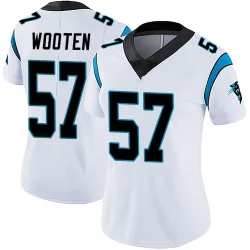 Chandler Wooten Carolina Panthers Limited Women's Vapor Untouchable Jersey (White)