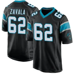 Chandler Zavala Carolina Panthers Game Men's Team Color Jersey (Black)