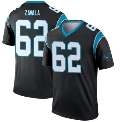 Chandler Zavala Carolina Panthers Legend Men's Jersey (Black)