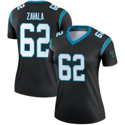 Chandler Zavala Carolina Panthers Legend Women's Jersey (Black)