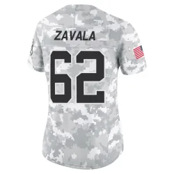 Chandler Zavala Carolina Panthers Limited Women's 2024 Salute to Service Jersey (Arctic Camo)