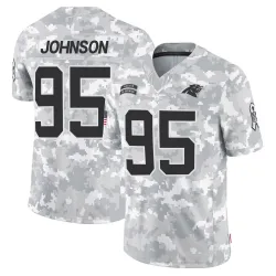 Charles Johnson Carolina Panthers Limited Men's 2024 Salute to Service Jersey (Arctic Camo)