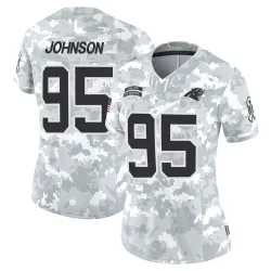 Charles Johnson Carolina Panthers Limited Women's 2024 Salute to Service Jersey (Arctic Camo)