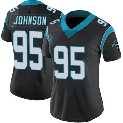 Charles Johnson Carolina Panthers Limited Women's Team Color Vapor Untouchable Jersey (Black)