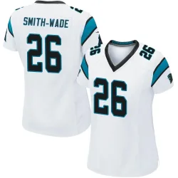 Chau Smith-Wade Carolina Panthers Game Women's Jersey (White)
