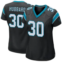 Chuba Hubbard Carolina Panthers Game Women's Team Color Jersey (Black)