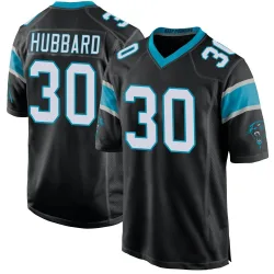 Chuba Hubbard Carolina Panthers Game Youth Team Color Jersey (Black)