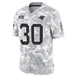 Chuba Hubbard Carolina Panthers Limited Men's 2024 Salute to Service Jersey (Arctic Camo)